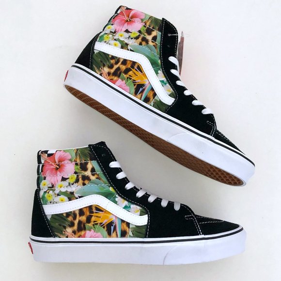 tropical leopard vans